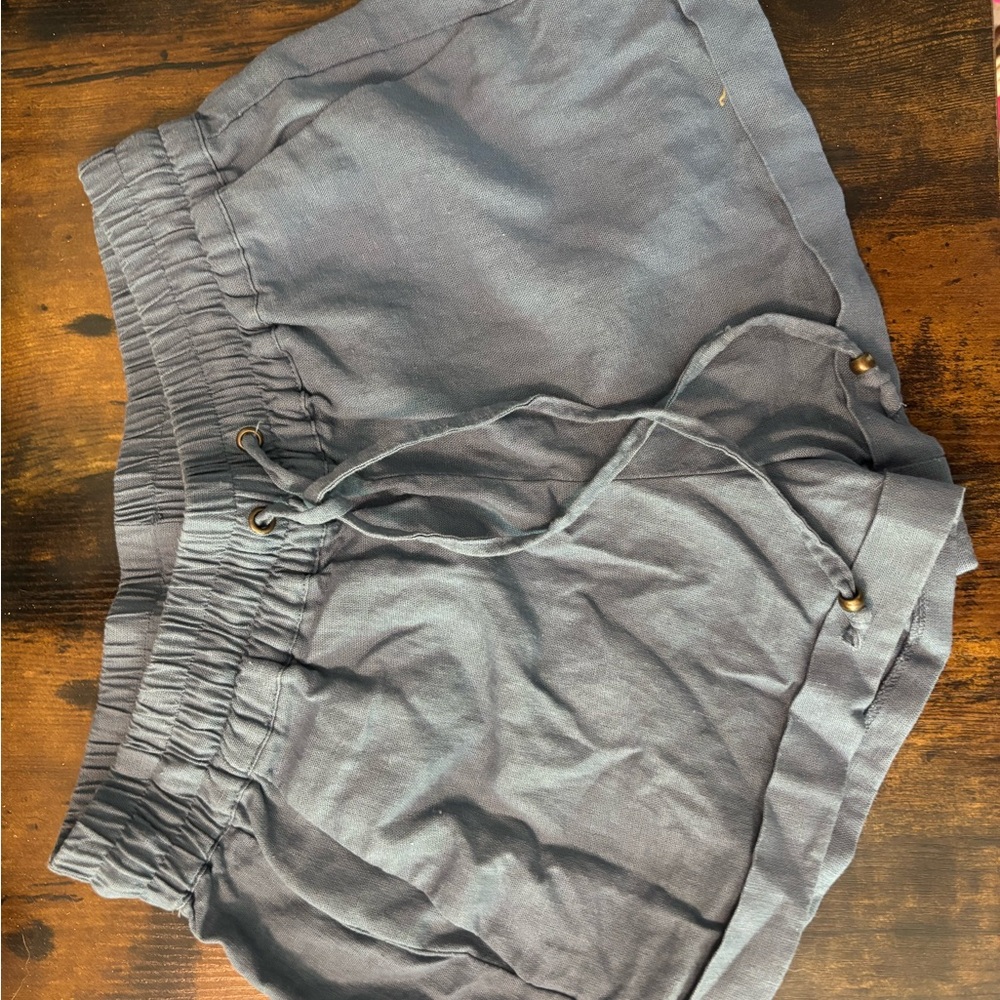 Love Tree Dark Blue/Gray Athletic Shorts